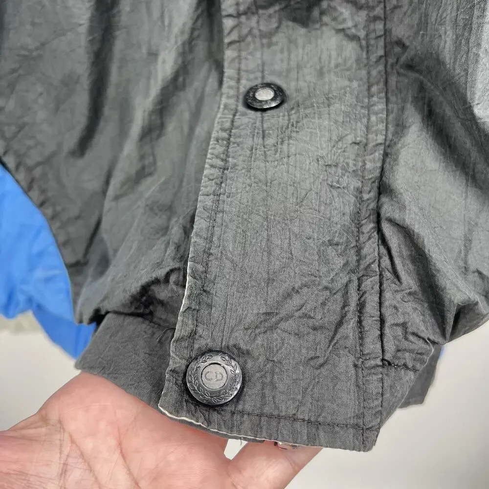 Vintage Christian Dior Monsieur Color Block Nylon Windbreaker Jacket Mens - Picture 4 of 15